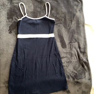 brandy melville white stripe dress